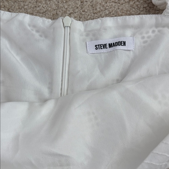 Steve Madden Sierra Floral Eyelet White Mini Dress - Picture 4 of 11